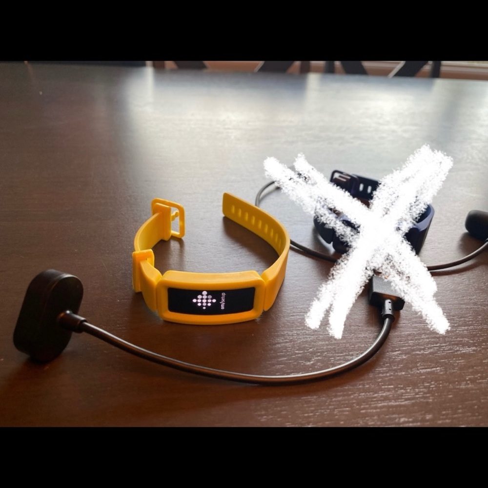 Yellow Fitbit ace2
